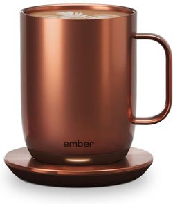 Ember Temperature Control Smart Mug 2, 14 Oz, App-Controlled Heated Coffee Mug with 80 Min Battery Life and Improved Design, Copper Copper 14 oz