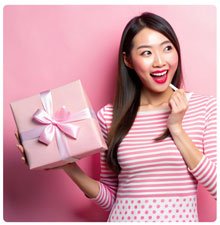 Gifts for her - Promotions - Enjoy a gift