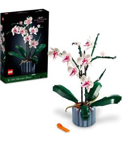 LEGO Icons Orchid Artificial Plant, Building Set with Flowers, Home Décor Gift for Adults, Botanical Collection, Great Gift for Birthday and Anniversary for Her and Him, 10311 Multicolor