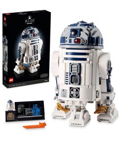 LEGO Star Wars R2-D2 75308 Droid Building Set for Adults, Collectible Display Model with Luke Skywalker’s Lightsaber, Great Birthday for Husbands, Wives, Any Star Wars Fans Standard Packaging