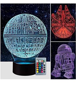 Manco 3 Pattern 16 Colors 3D Night Light Birthday Gifts for Fans