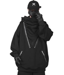 Niepce Inc Japanese Streetwear Hoodie for Men Niepce Inc Japanese