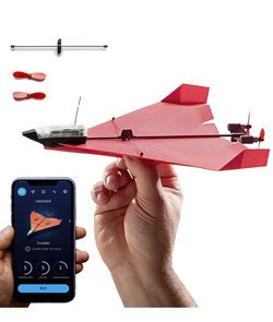 POWERUP 4.0 The Next-Generation Smartphone Controlled Paper Airplane Kit, RC Controlled. Easy to Fly with Autopilot & Gyro Stabilizer. for Hobbyists, Pilots, Tinkerers.