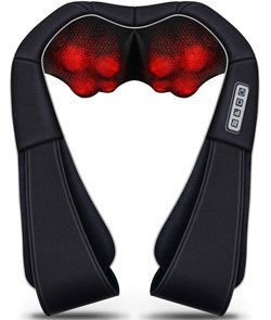 VIKTOR JURGEN Christmas Gifts for Women & Men, Shiatsu Neck and Shoulder Massager with Heat Deep