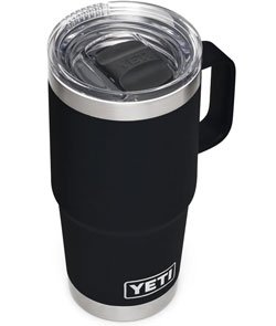 YETI Rambler 20 oz Travel Mug, Stainless Steel