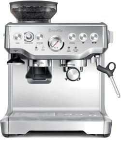 Breville BES870XL Espresso Machine, One Size, Brushed Stainless Steel Espresso Machine