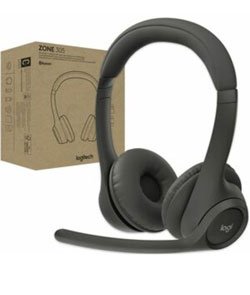 Logitech Zone 305 for Business, Wireless Bluetooth Headset with Microphone, for Microsoft Teams, Compatible with Windows, Mac, Chrome, Linux, iOS, iPadOS, Android