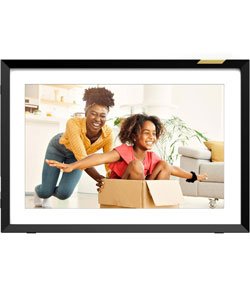 Nixplay WiFi 10.1" Touch Screen Digital Picture Frame I Easy Set Up I Share Photos and Videos Instantly via Email or App 10.1 inch (Classic Black)