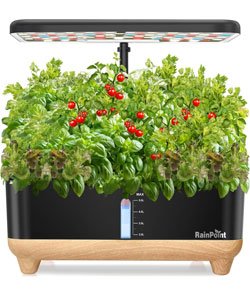 RAINPOINT Indoor Hydroponics Growing System,13 Pods Hydroponic Garden Planter, Vegetable