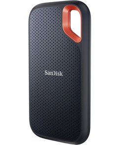 SanDisk 2TB Extreme Portable SSD - Up to 1050MB/s, USB-C, USB 3.2 Gen 2, IP65 Water and Dust Resistance, Updated Firmware - External Solid State Drive - SDSSDE61-2T00-G25 Black 2TB