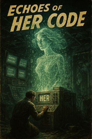 Echoes of Her Code Sci-Fi Art