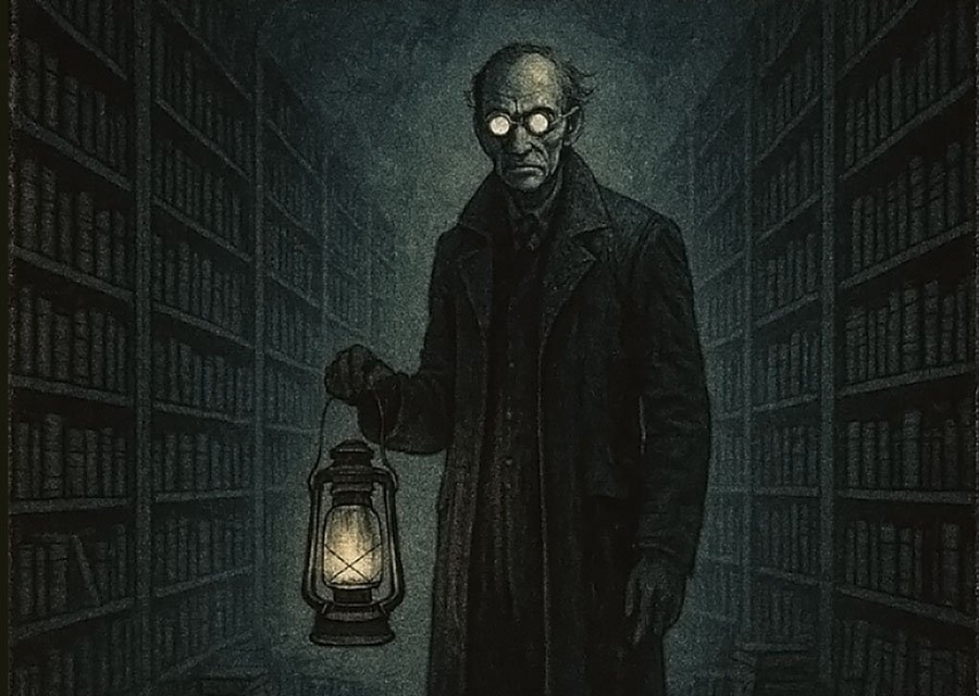 Library Mystery1950s sci-fi art